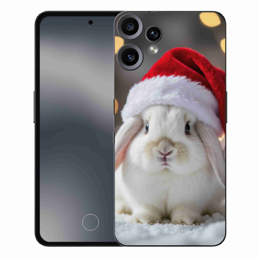 Zselés borítás mmCase a Nothing CMF Phone 2 Pro készülékhez - Karácsonyi nyúl