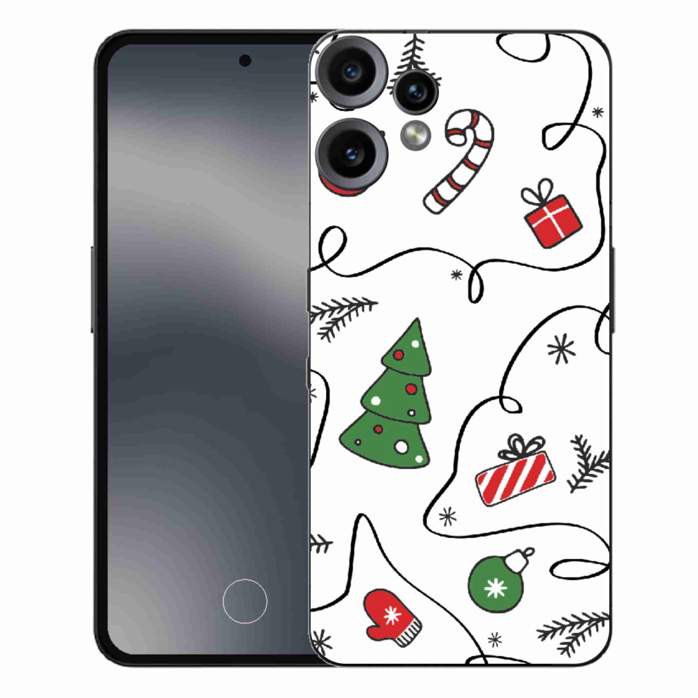 Zselés borító mmCase a Nothing CMF Phone 2 Pro készülékhez - karácsonyi motívumok