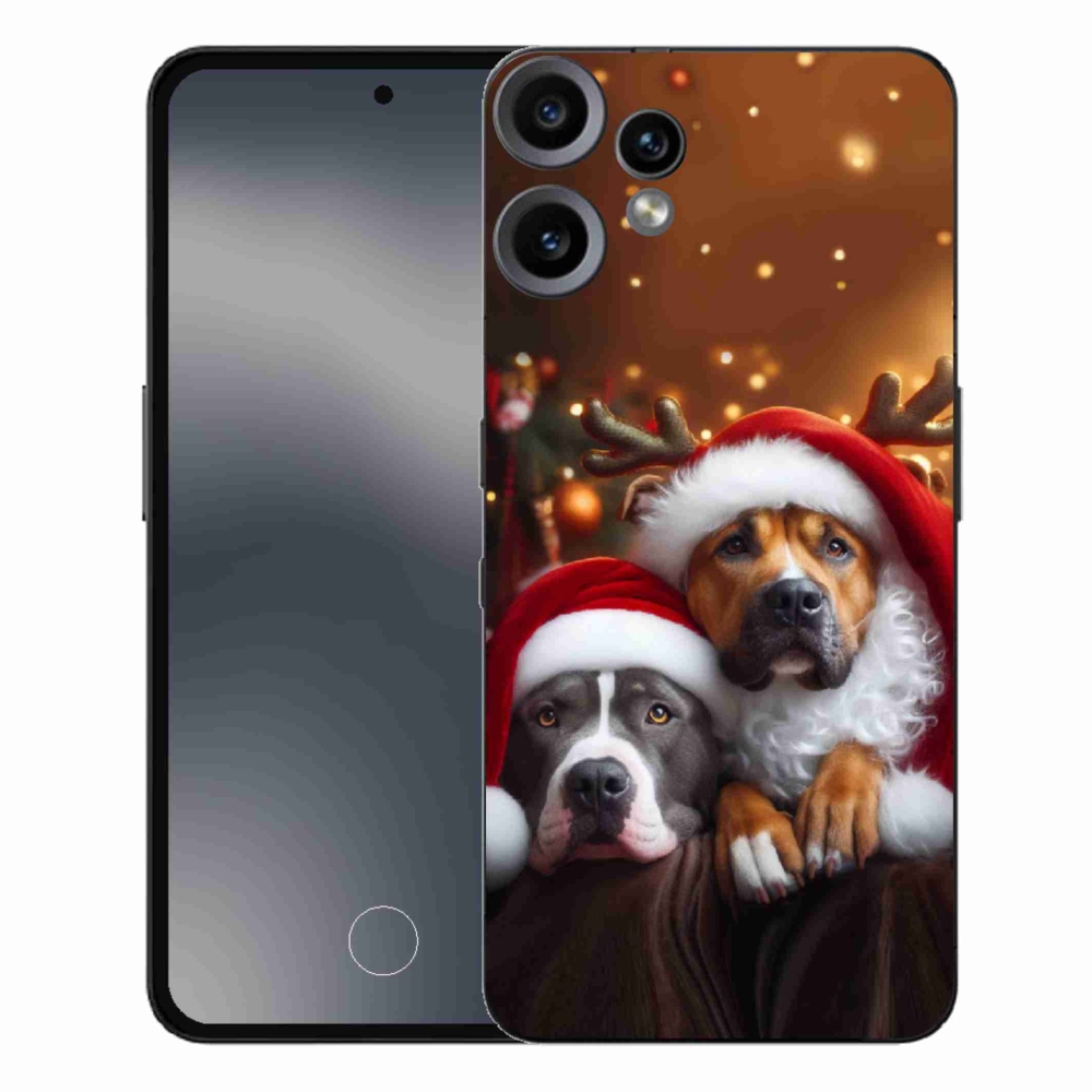 Zselés borítás mmCase a Nothing CMF Phone 2 Pro készülékhez - Karácsonyi kutyák