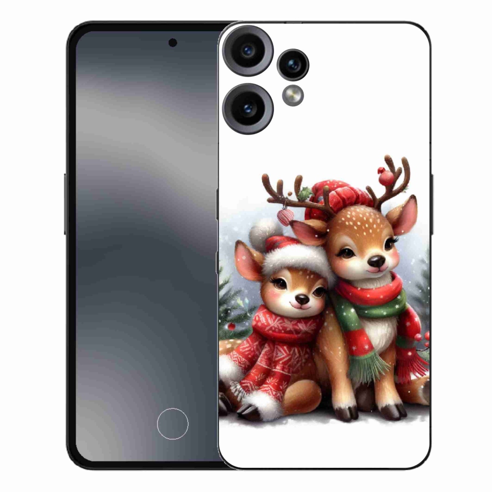Zselés borítás mmCase a Nothing CMF Phone 2 Pro készülékhez - Karácsonyi rénszarvas