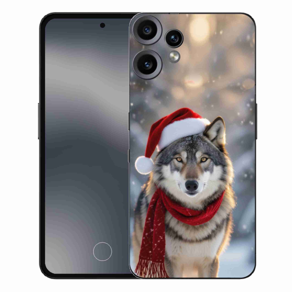 Zselés borítás mmCase a Nothing CMF Phone 2 Pro készülékhez - Karácsonyi farkas