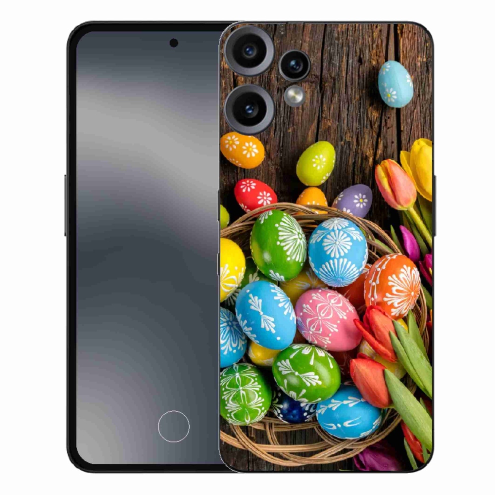 Zselés borítás mmCase a Nothing CMF Phone 2 Pro készülékhez - Húsvéti tojások