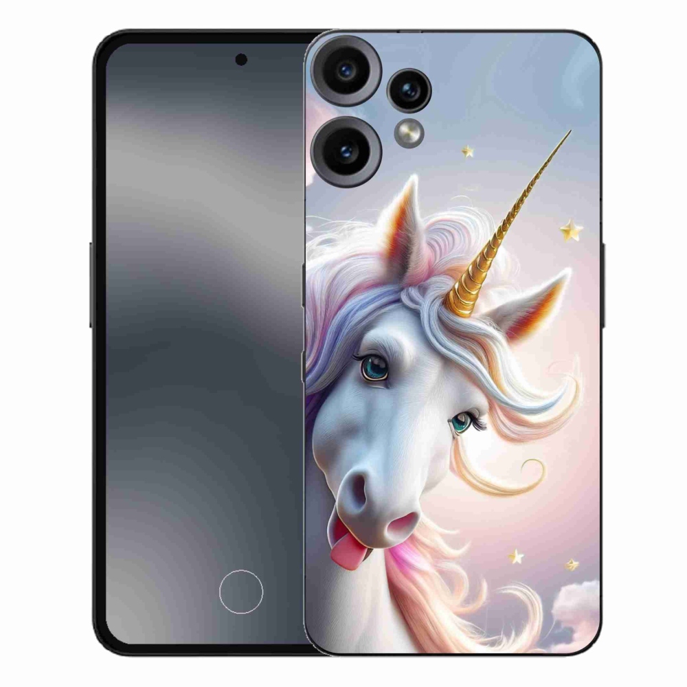 Zselés borítás mmCase a Nothing CMF Phone 2 Pro készülékhez - vidám egyszarvú