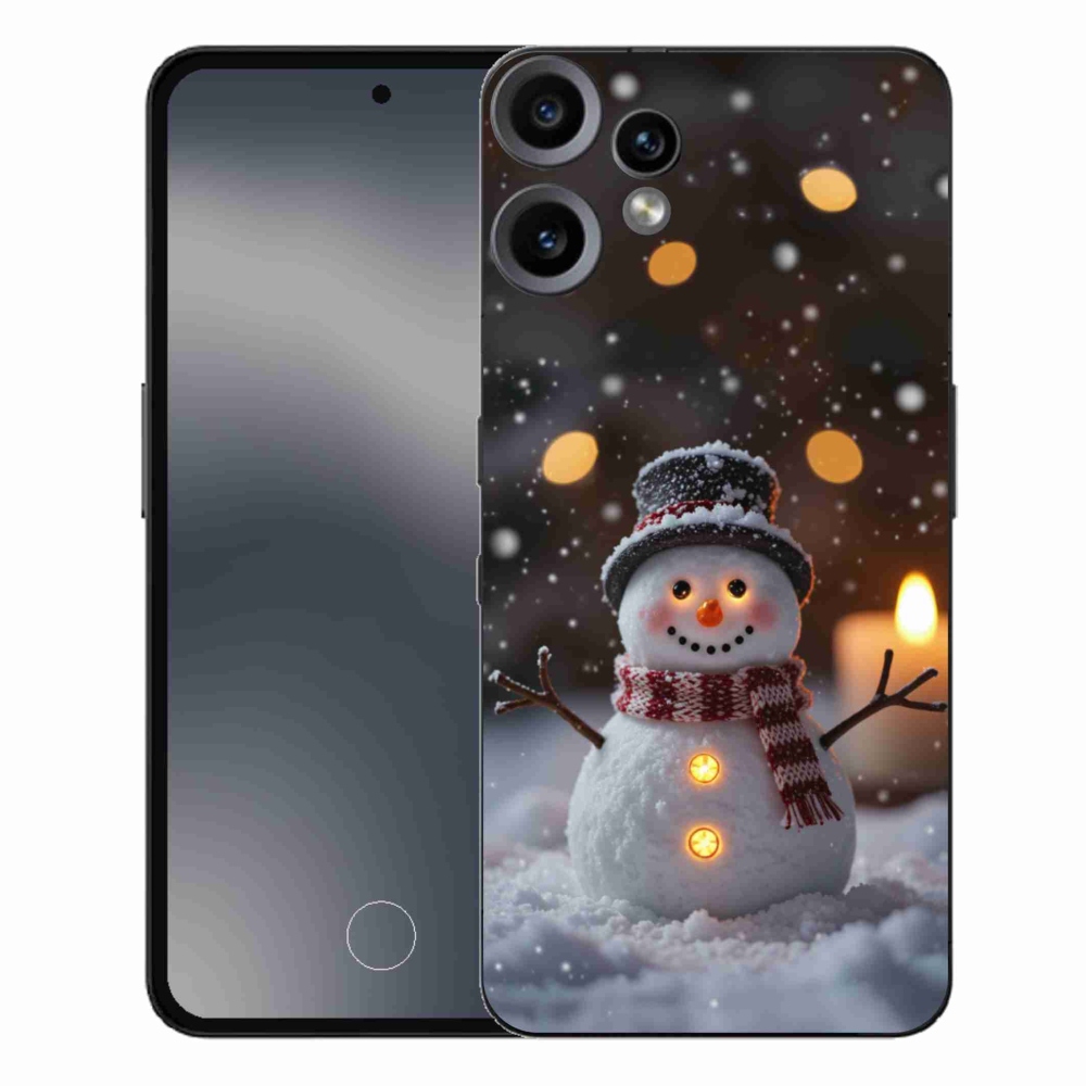 Zselés borítás mmCase a Nothing CMF Phone 2 Pro készülékhez - boldog hóember