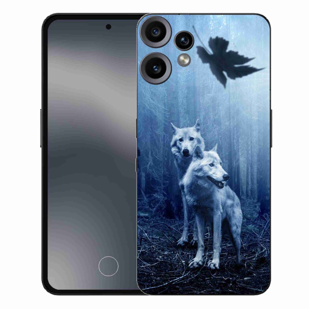 Zselés borítás mmCase a Nothing CMF Phone 2 Pro készülékhez - farkasok az erdőben