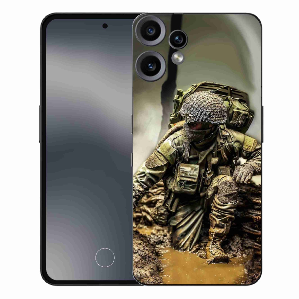 Zselés borítás mmCase a Nothing CMF Phone 2 Pro készülékhez - katona