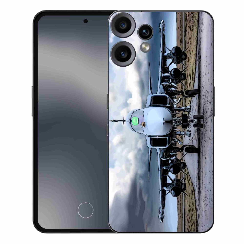 Zselés borítás mmCase a Nothing CMF Phone 2 Pro készülékhez - katonai repülőgépek