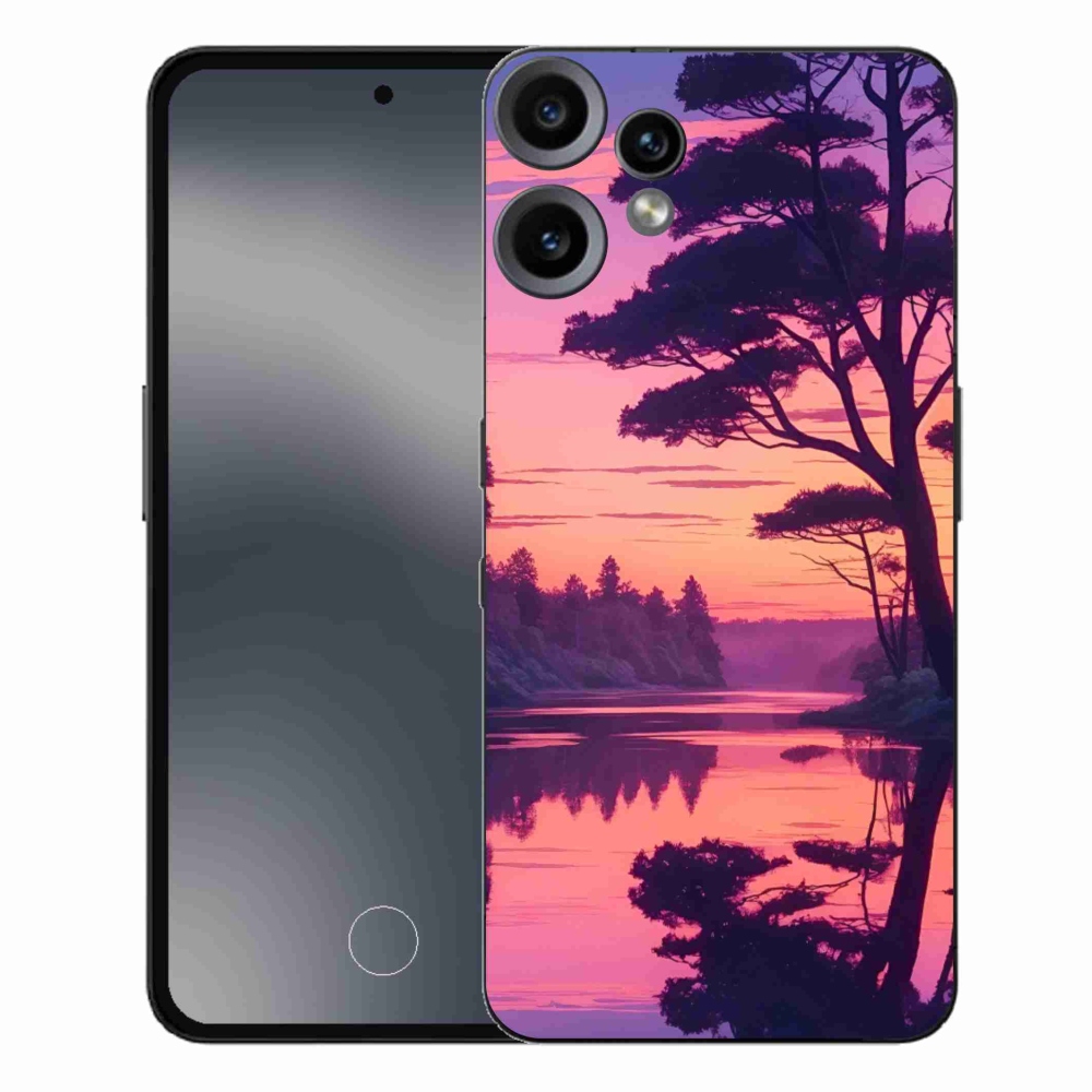 Zselés borító mmCase a Nothing CMF Phone 2 Pro készülékhez - naplemente a tó felett