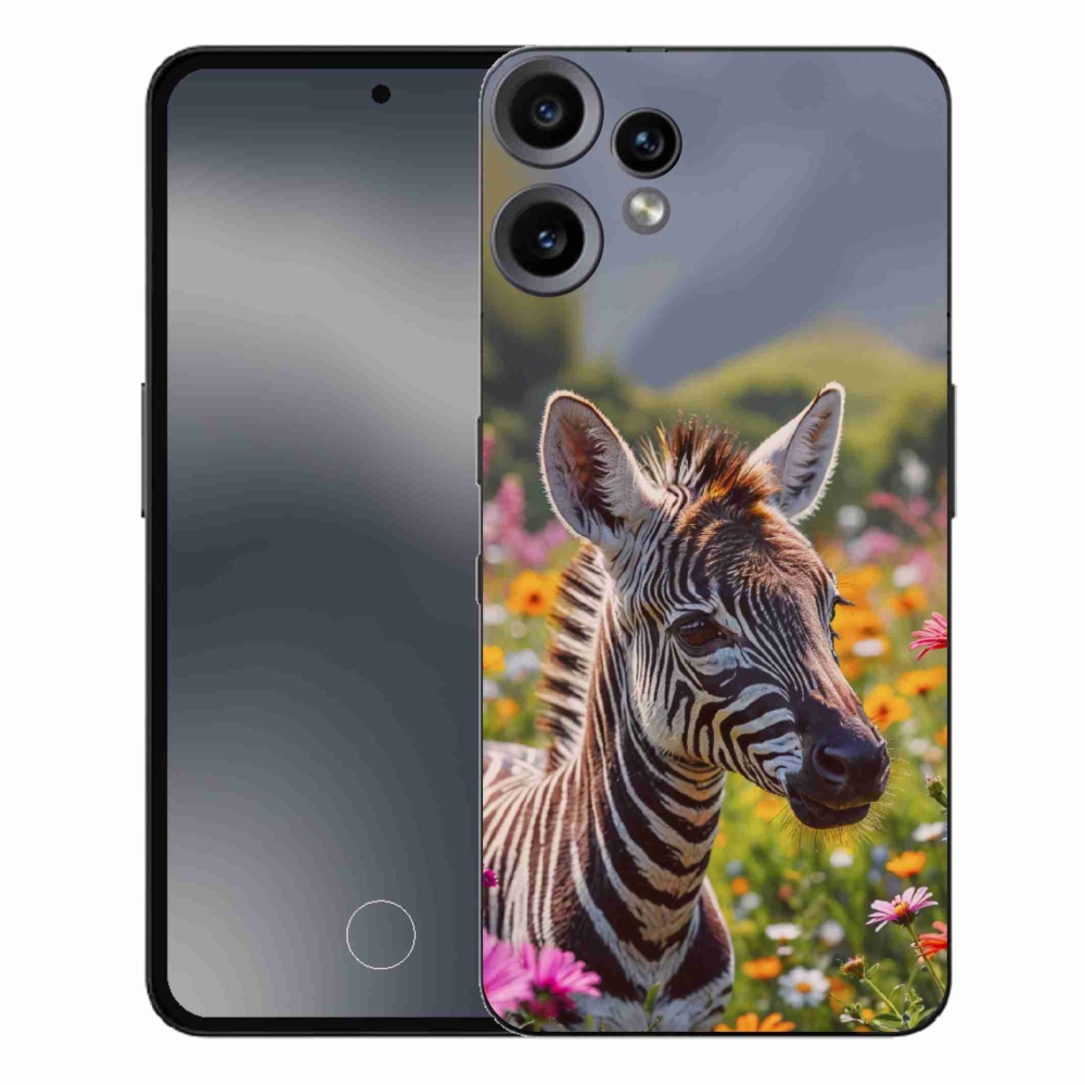 Zselés borítás mmCase a Nothing CMF Phone 2 Pro készülékhez - zebra a réten