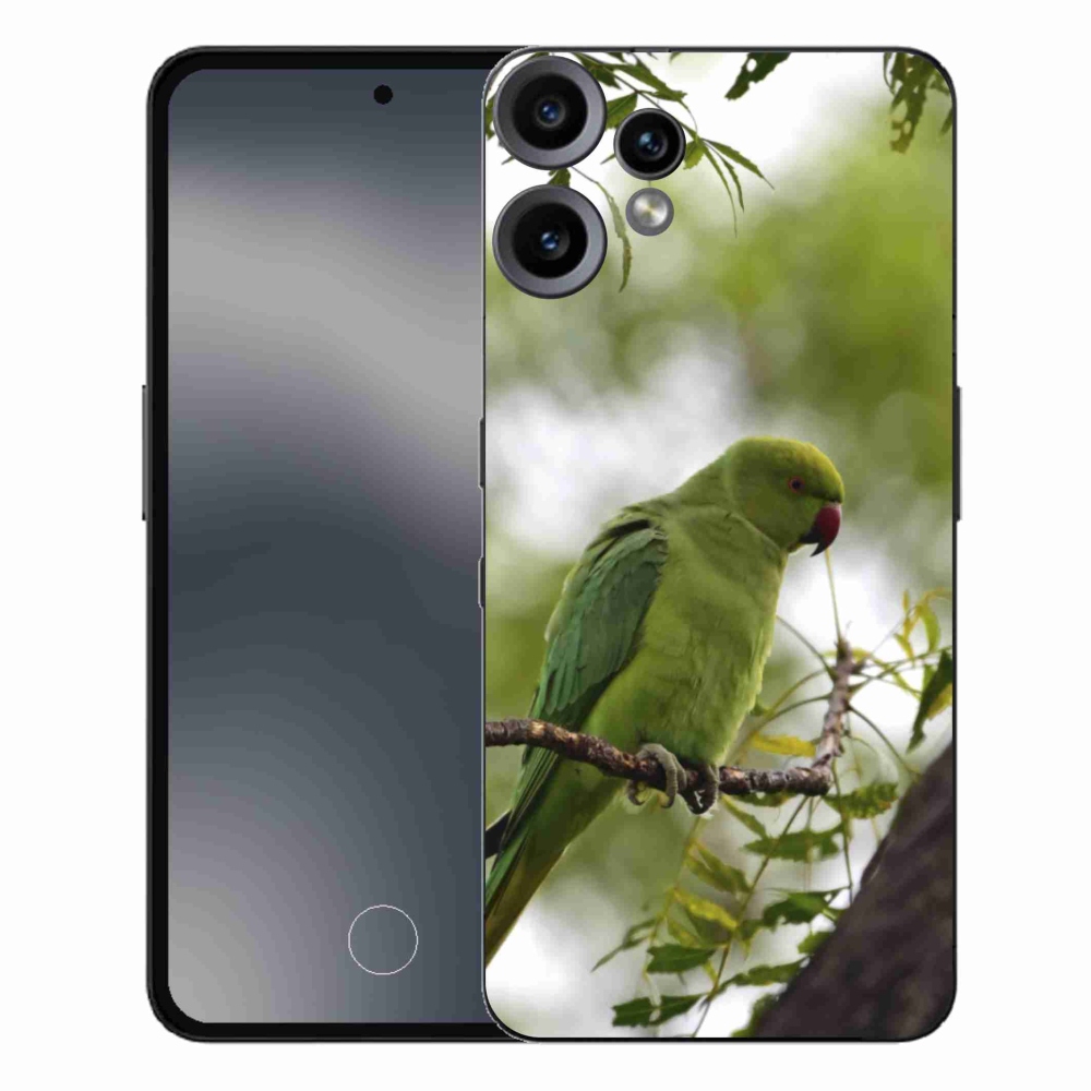 Zselés tok mmCase a Nothing CMF Phone 2 Pro készülékhez - zöld papagáj