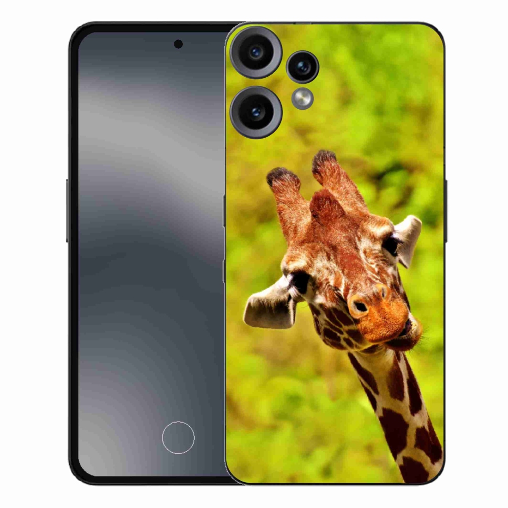 Zselés tok mmCase a Nothing CMF Phone 2 Pro készülékhez - zsiráf