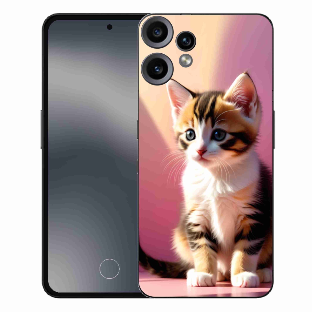 Zselés borítás mmCase a Nothing CMF Phone 2 Pro készülékhez - kíváncsi cica 2
