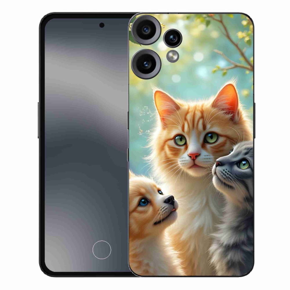 Zselés borítás mmCase a Semmi CMF Phone 2 Pro - Állati barátság 2