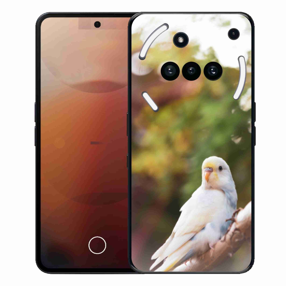 Zselés tok mmCase a Nothing Phone (3a) - andulka fehér