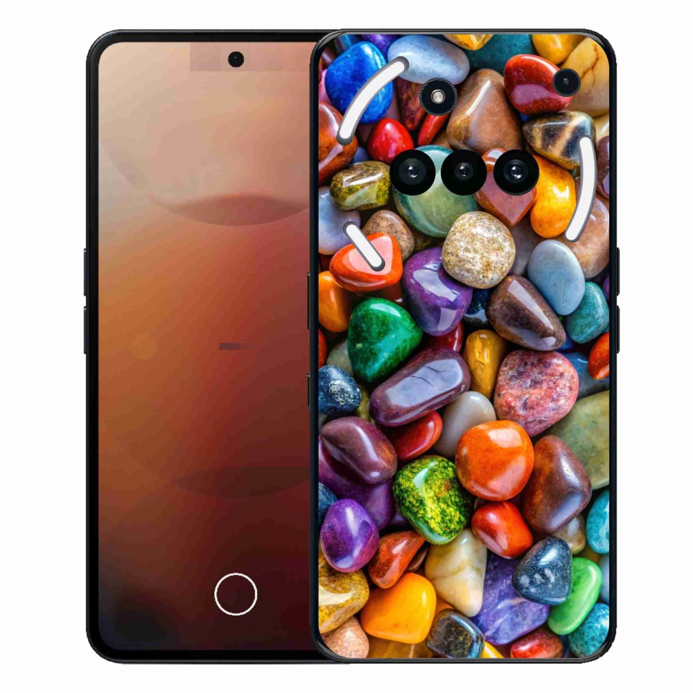 Zselés borító mmCase for Nothing Phone (3a) - színes strasszkövek