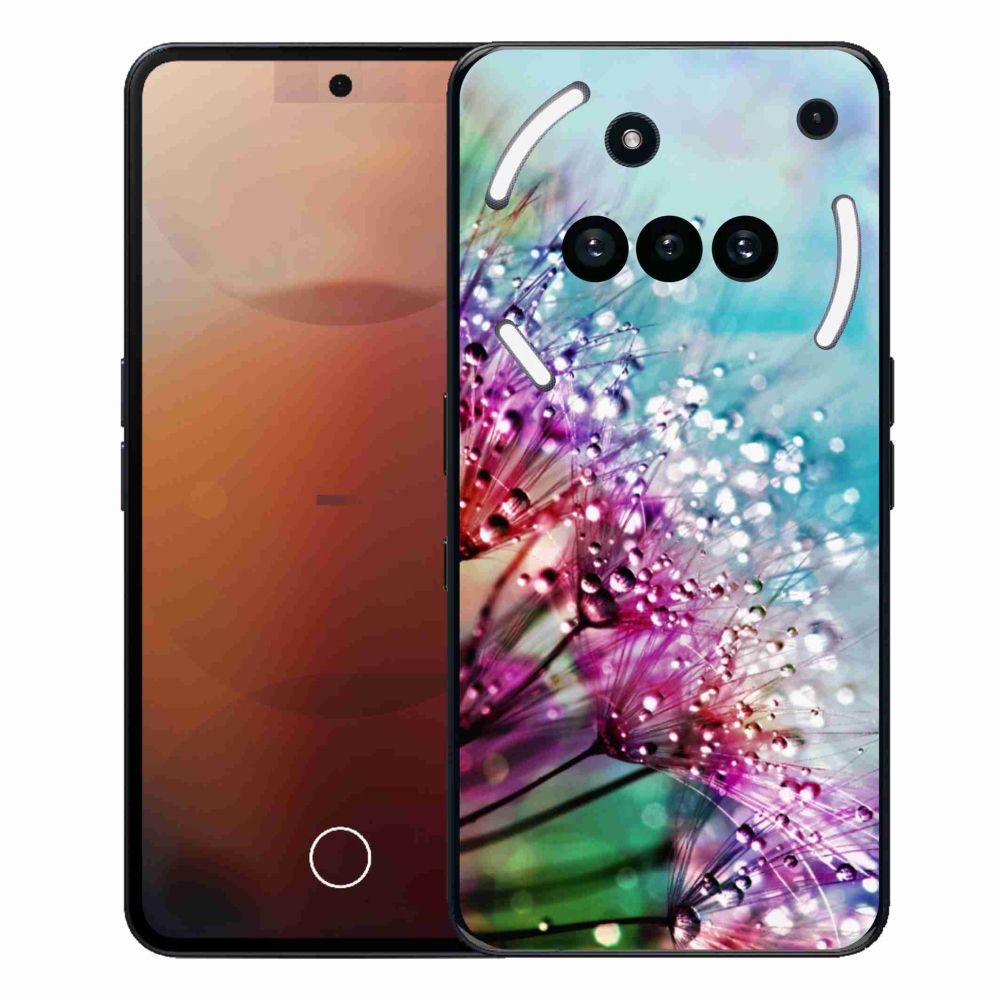 Zselés borító mmCase a Nothing telefonhoz (3a) - színes virágok