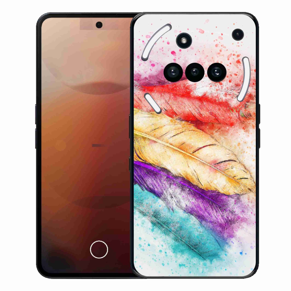 Zselés borító mmCase a Nothing Phone-hoz (3a) - színes toll