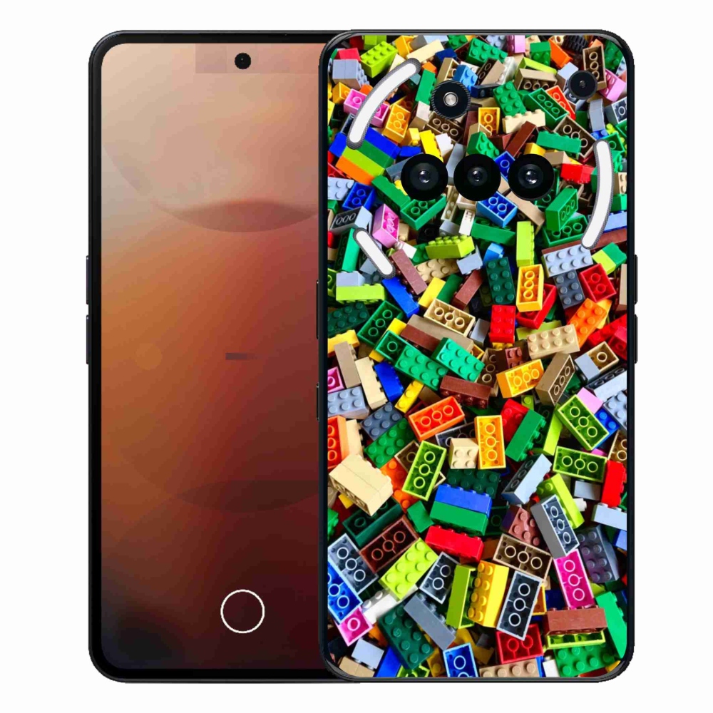Zselés borítás mmCase for Nothing Phone (3a) - színes építőkockák