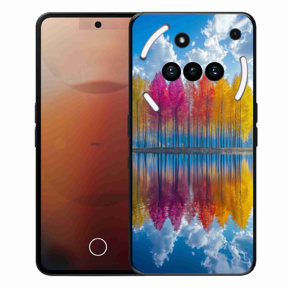 Zselés borító mmCase a Nothing Phone-hoz (3a) - színes fák