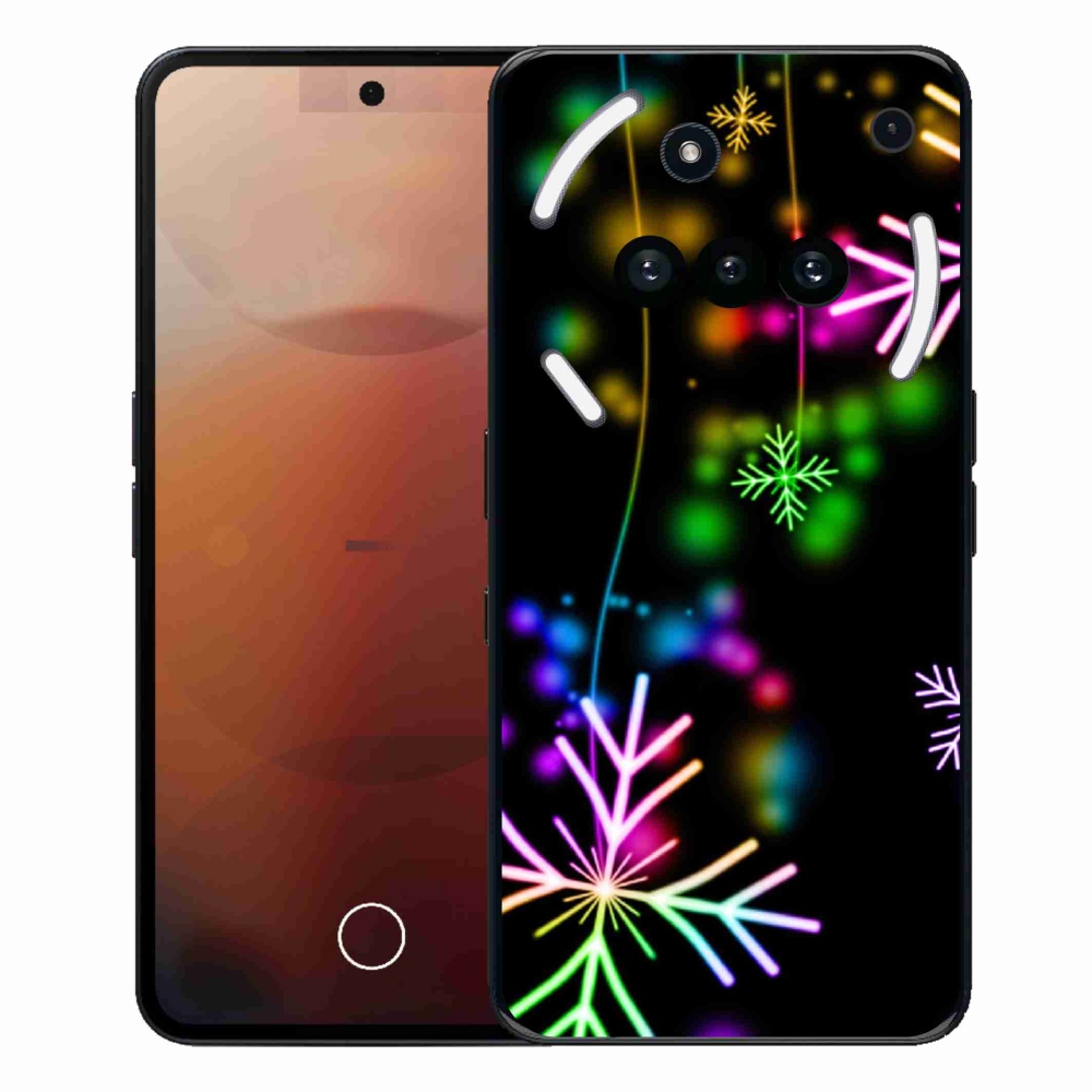 Zselés borítás mmCase for Nothing Phone (3a) - színes pelyhekkel