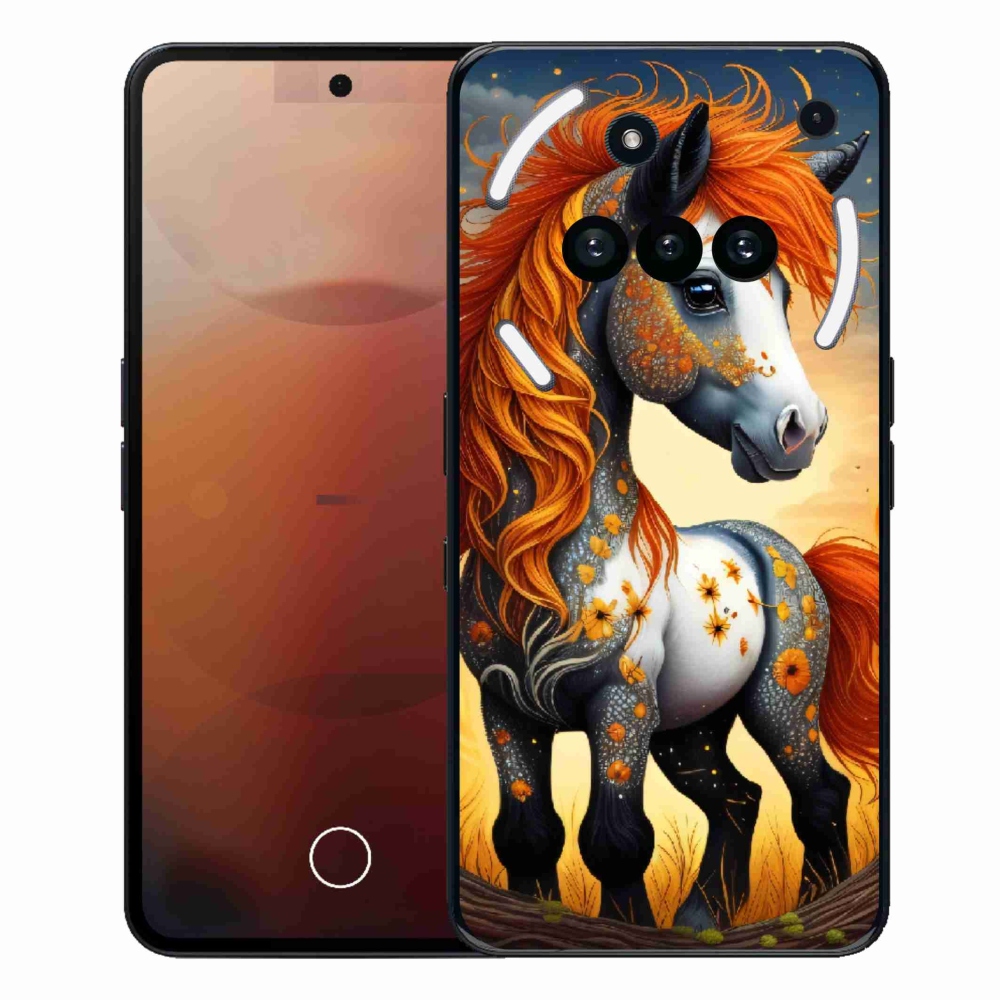 Zselés borítás mmCase a Nothing Phone (3a) - színes póni