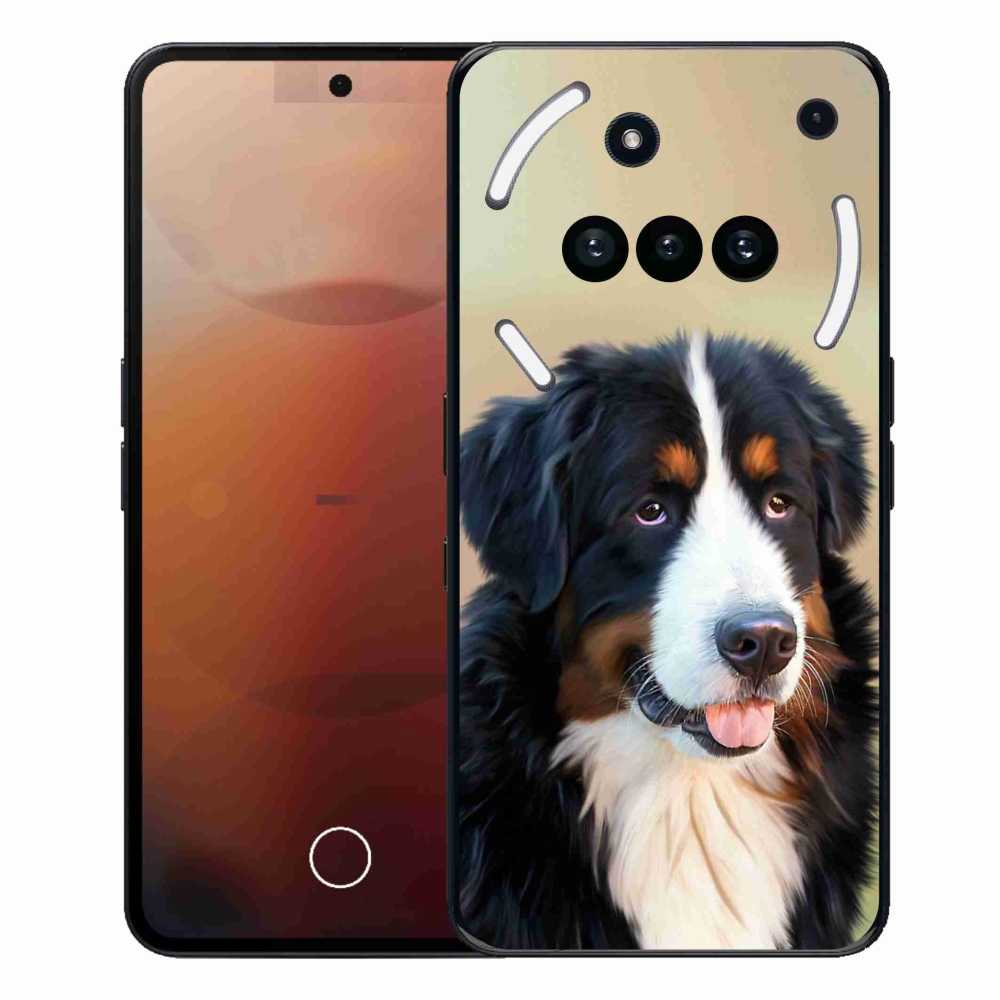 Zselés borítás mmCase for Nothing Phone (3a) - Berni hegyi kutya