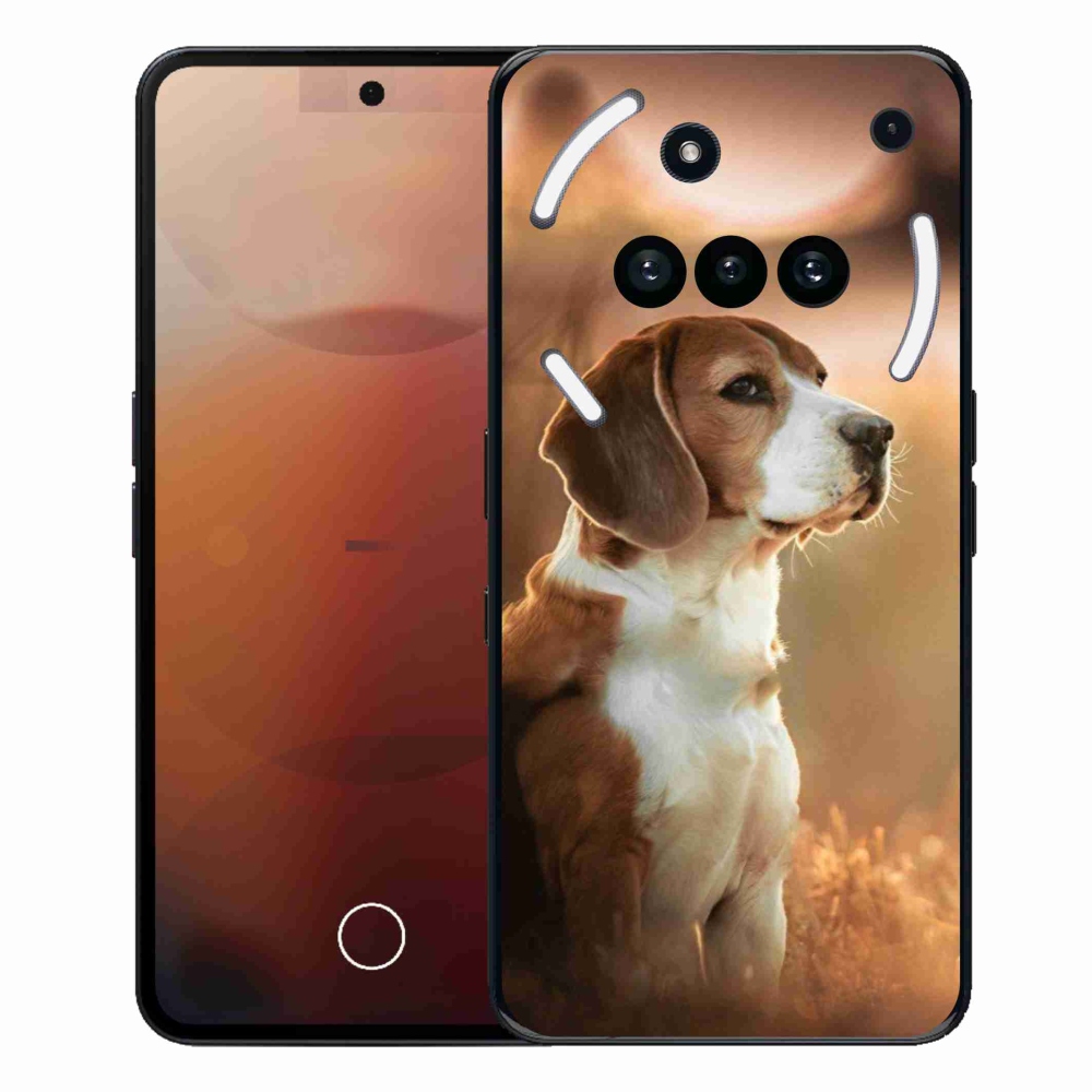 Zselés tok mmCase a Nothing Phone (3a) készülékhez - bézs színű