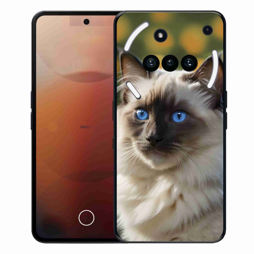 Zselés borítás mmCase a Nothing Phone-hoz (3a) - fehér rongybaba