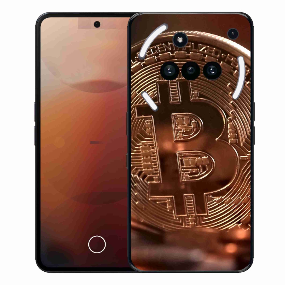 Zselés borítás mmCase a Nothing Phone (3a) - bitcoin