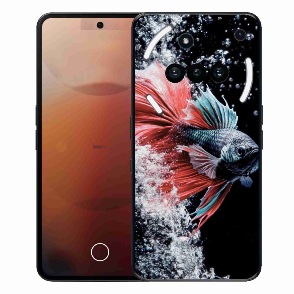 Zselés borító mmCase a Semmi telefonhoz (3a) - harcos nő tarka