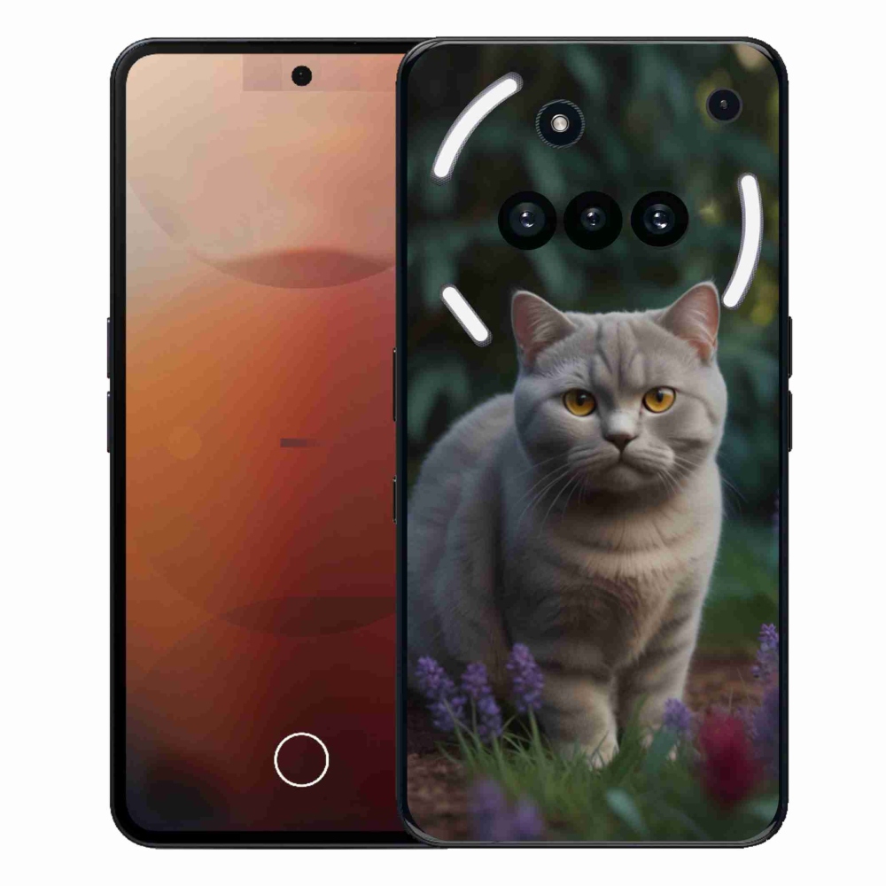 Zselés borítás mmCase a Nothing Phone-hoz (3a) - Brit macska
