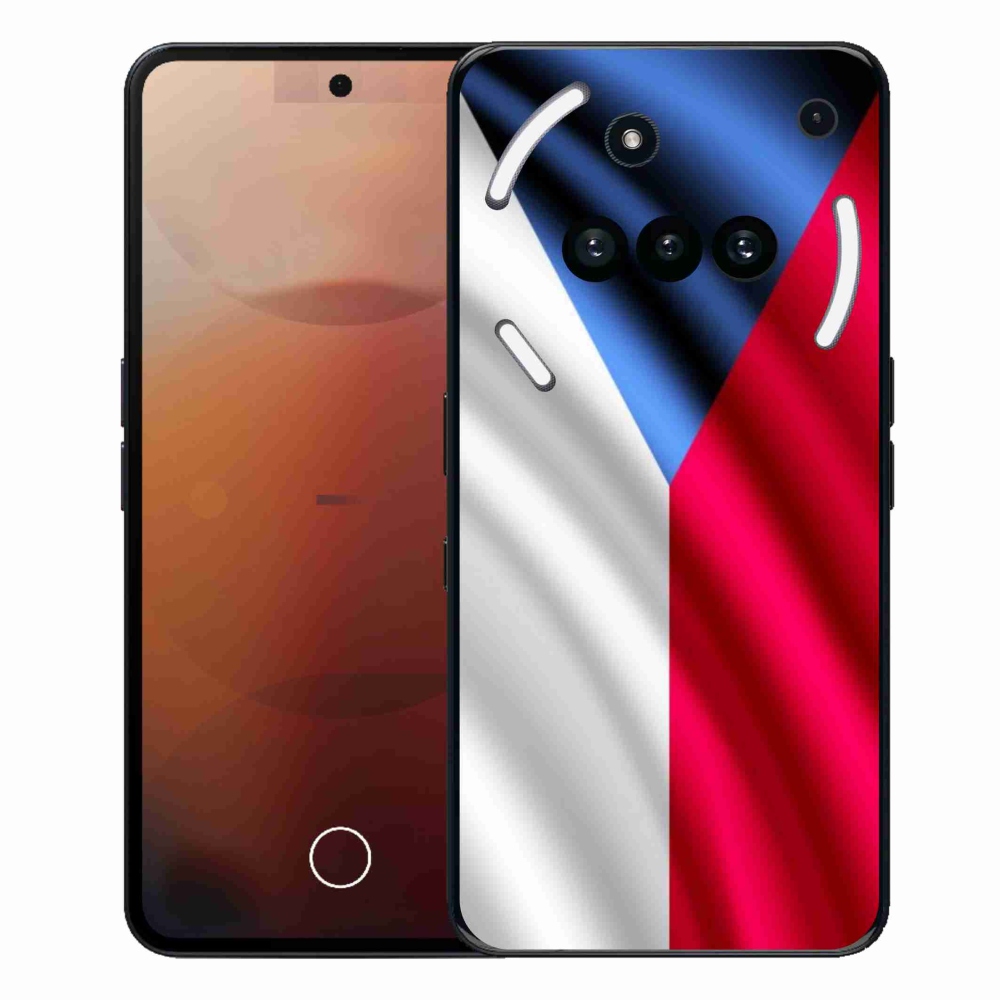Gél borító mmCase a Nothing Phone (3a) - cseh zászlóhoz