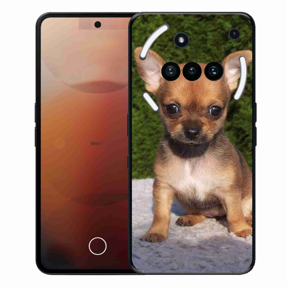 Zselés borítás mmCase a Nothing Phone (3a) - chihuahua 3