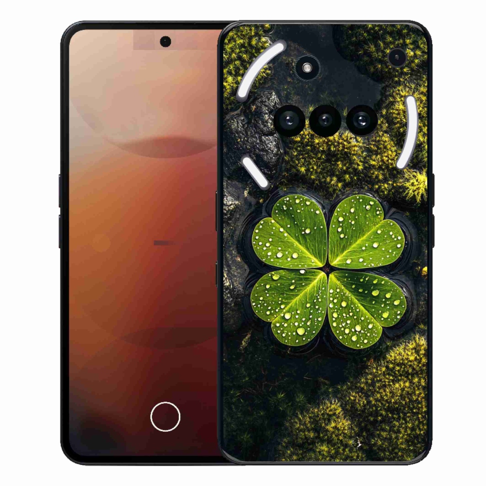 Zselés borítás mmCase for Nothing Phone (3a) - négylevelű lóhere