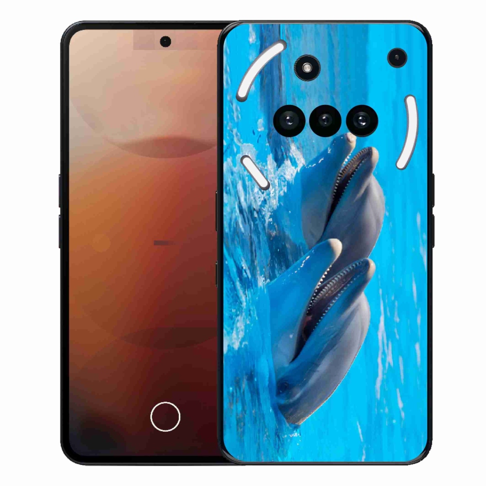 Zselés borító mmCase a Nothing Phone-hoz (3a) - delfinek