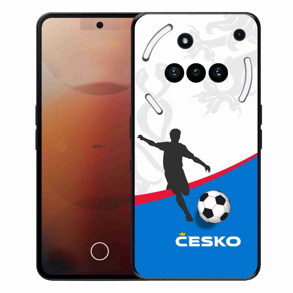 Zselés borítás mmCase a Nothing Phone-hoz (3a) - futball Csehország 1