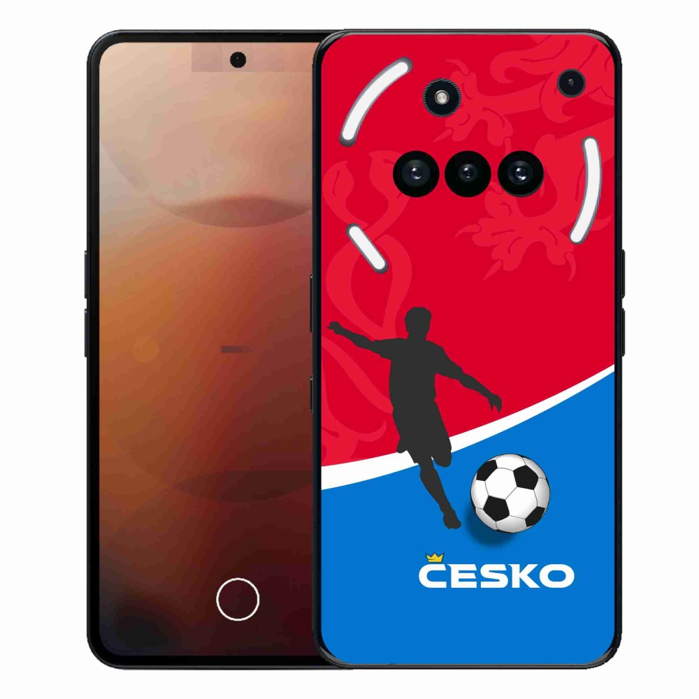 Gél védőhuzat mmCase for Nothing Phone (3a) - foci Csehország