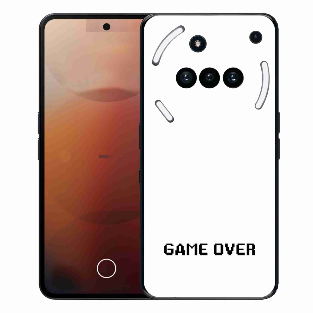 Zselés borító mmCase a Nothing Phone (3a) - játék fehér háttéren