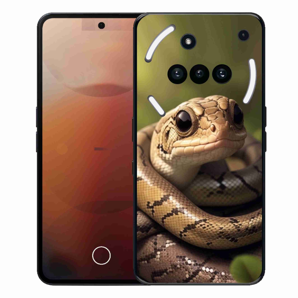 Zselés borítás mmCase for Nothing Phone (3a) - kígyó 1