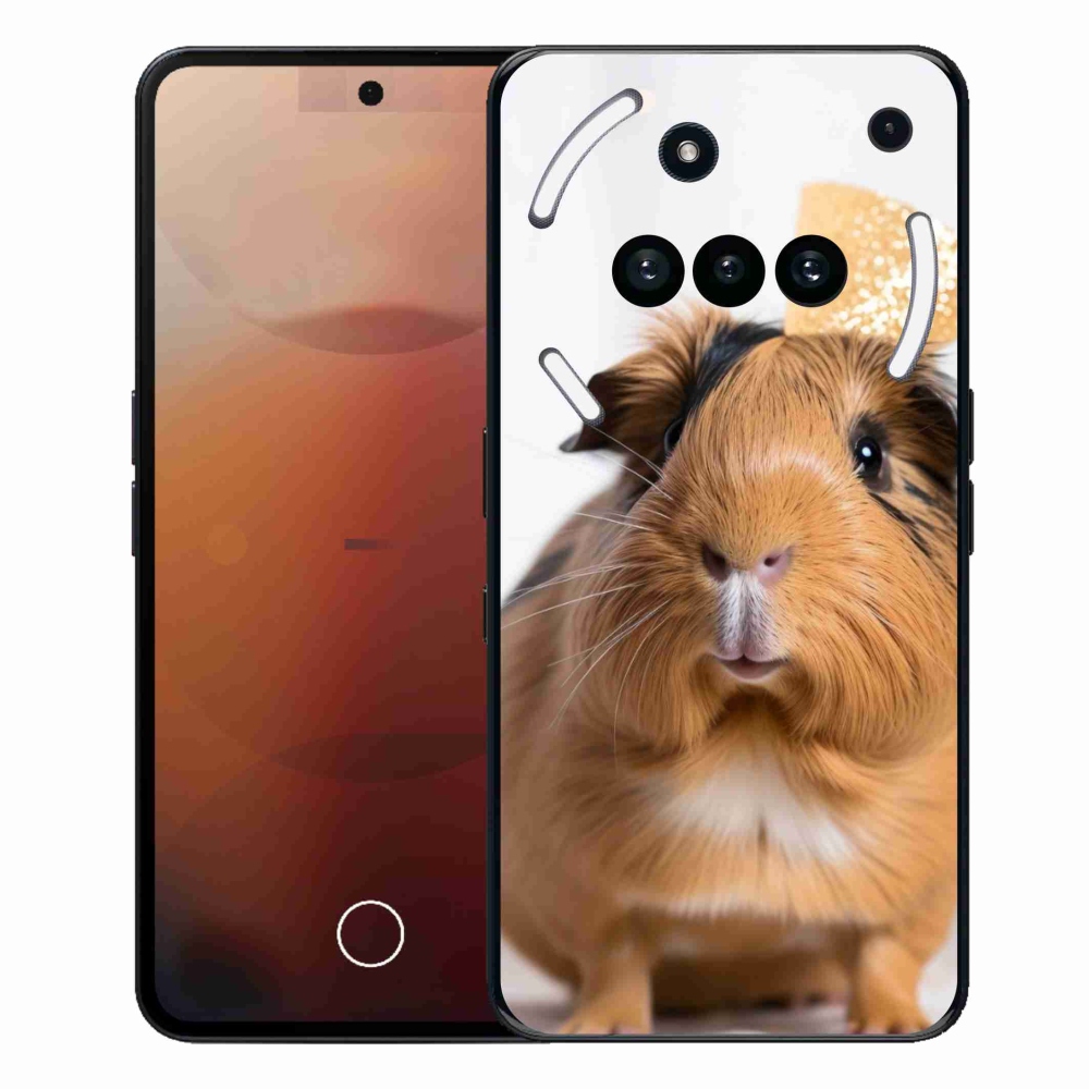 Zselés borító mmCase a Nothing Phone-hoz (3a) - barna tengerimalac