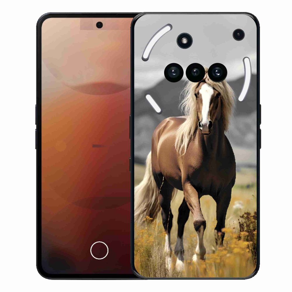 Zselés tok mmCase a Nothing Phone-hoz (3a) - barna ló 1