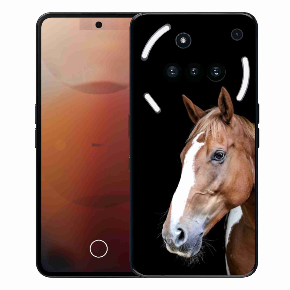 Zselés tok mmCase a Nothing Phone-hoz (3a) - barna ló 3