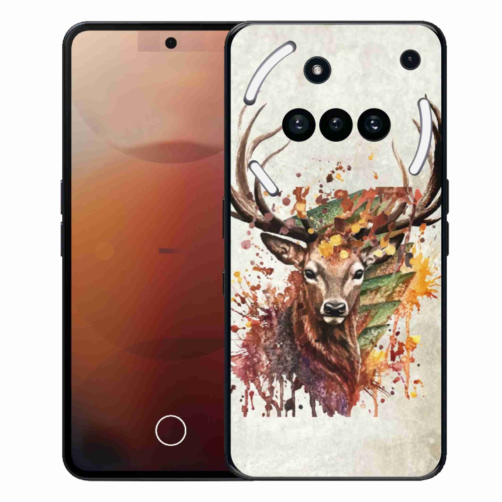 Zselés borítás mmCase for Nothing Phone (3a) - szarvas 1