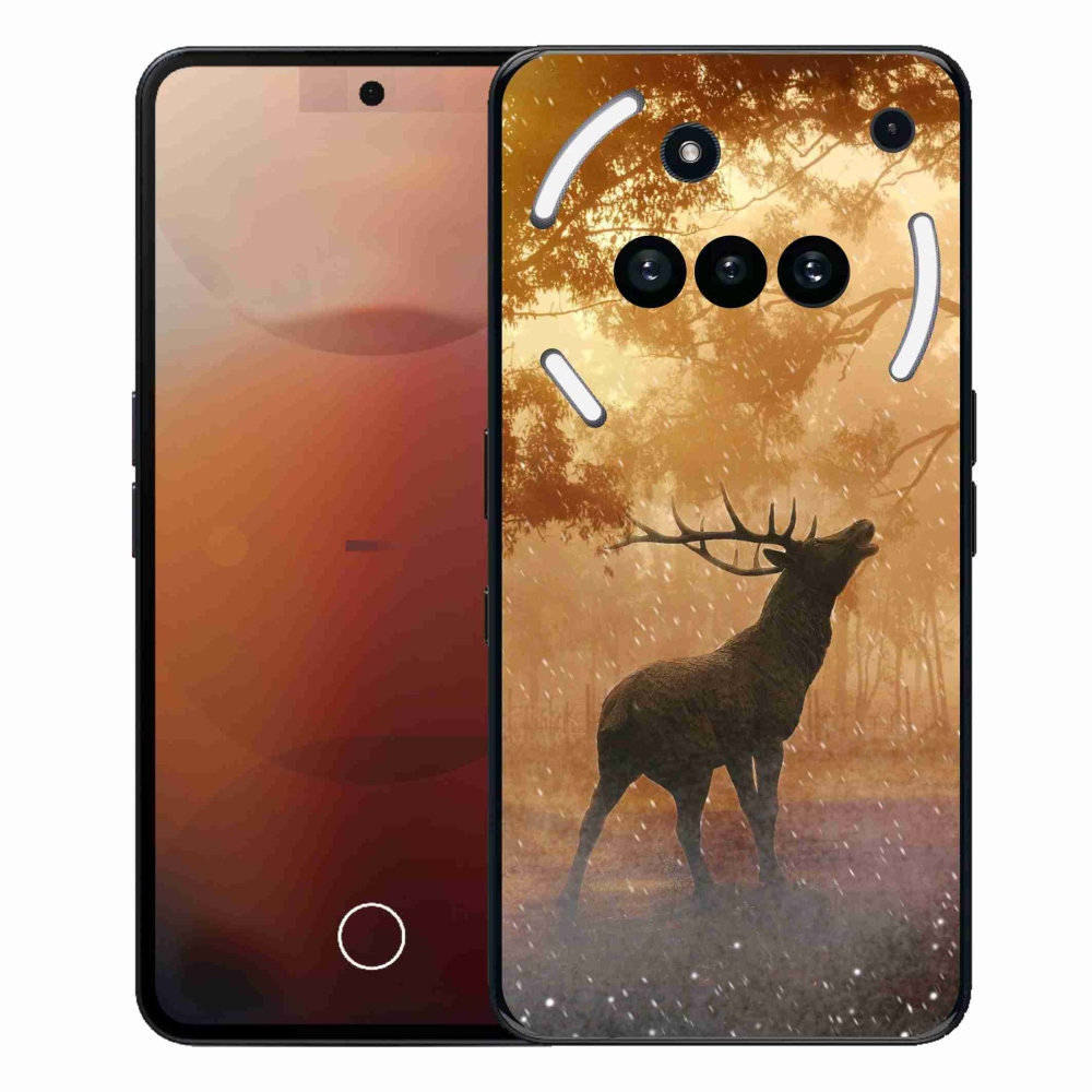 Zselés borítás mmCase a Nothing Phone-hoz (3a) - szarvas a szarvasbőgésben