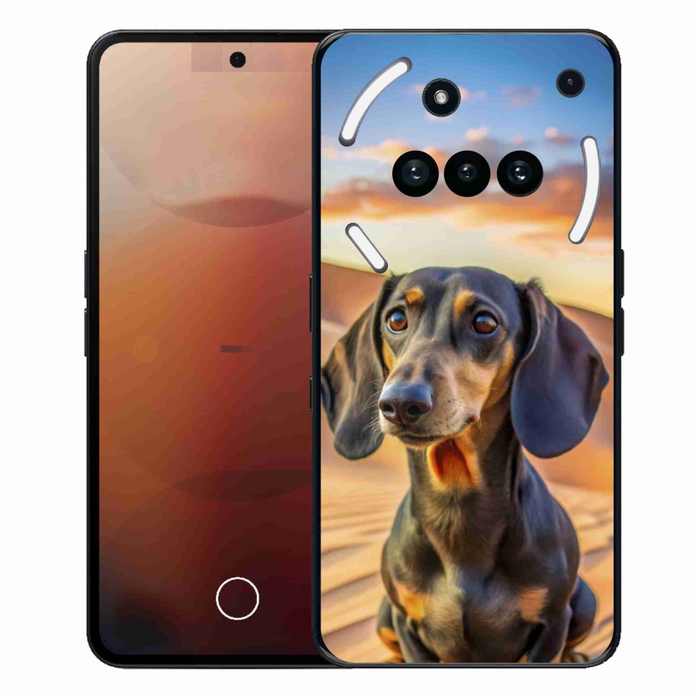 Zselés borítás mmCase a Nothing Phone (3a) - tacskó 3