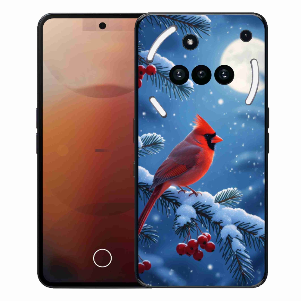 Zselés tok mmCase a Nothing Phone-hoz (3a) - kardinálpiros színű