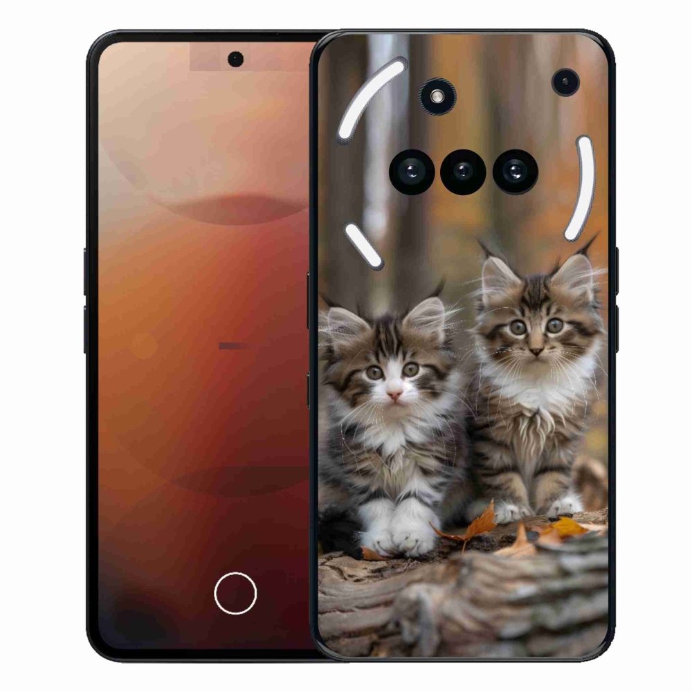 Zselés borítás mmCase a Nothing Phone-hoz (3a) - cat duo 3