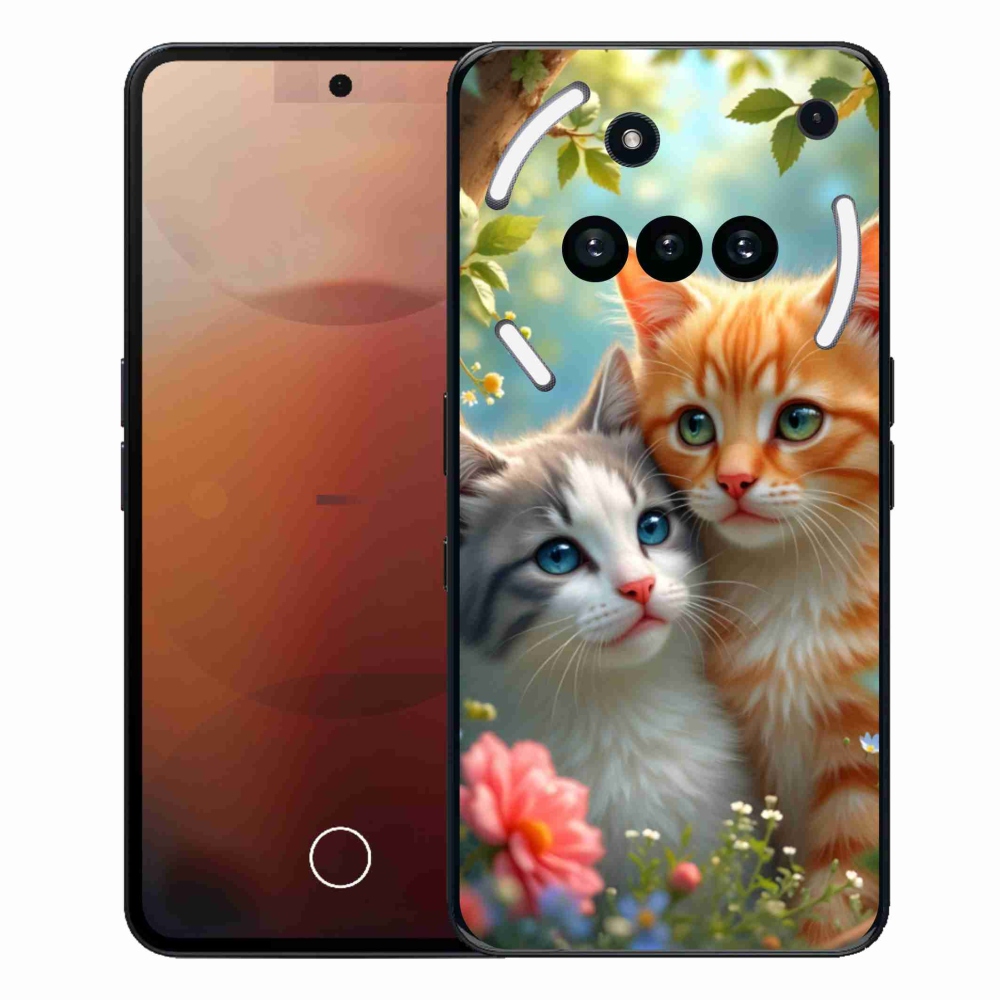 Zselés borítás mmCase a Semmi telefonhoz (3a) - cat love 2