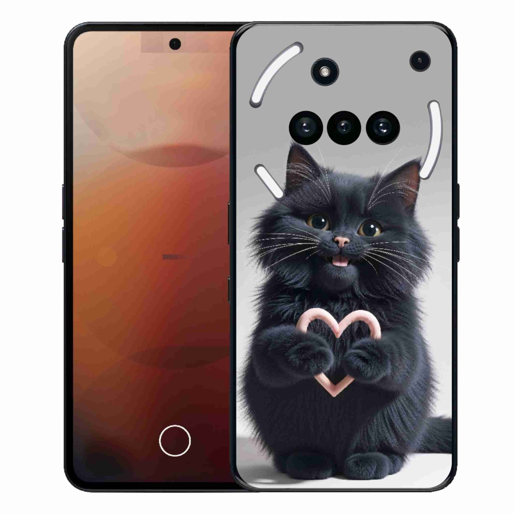 Zselés borítás mmCase a Semmi telefonhoz (3a) - cat love 3