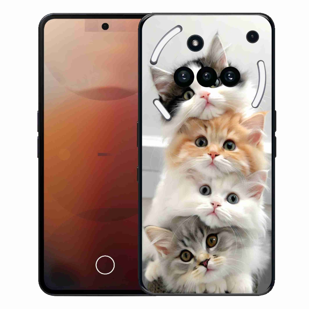 Zselés tok mmCase a Nothing Phone-hoz (3a) - cat csoport